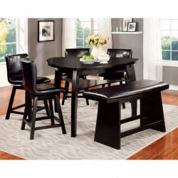 HURLEY COUNTER HT. TABLE 6 Pc. Set CM3433PT-GROUP